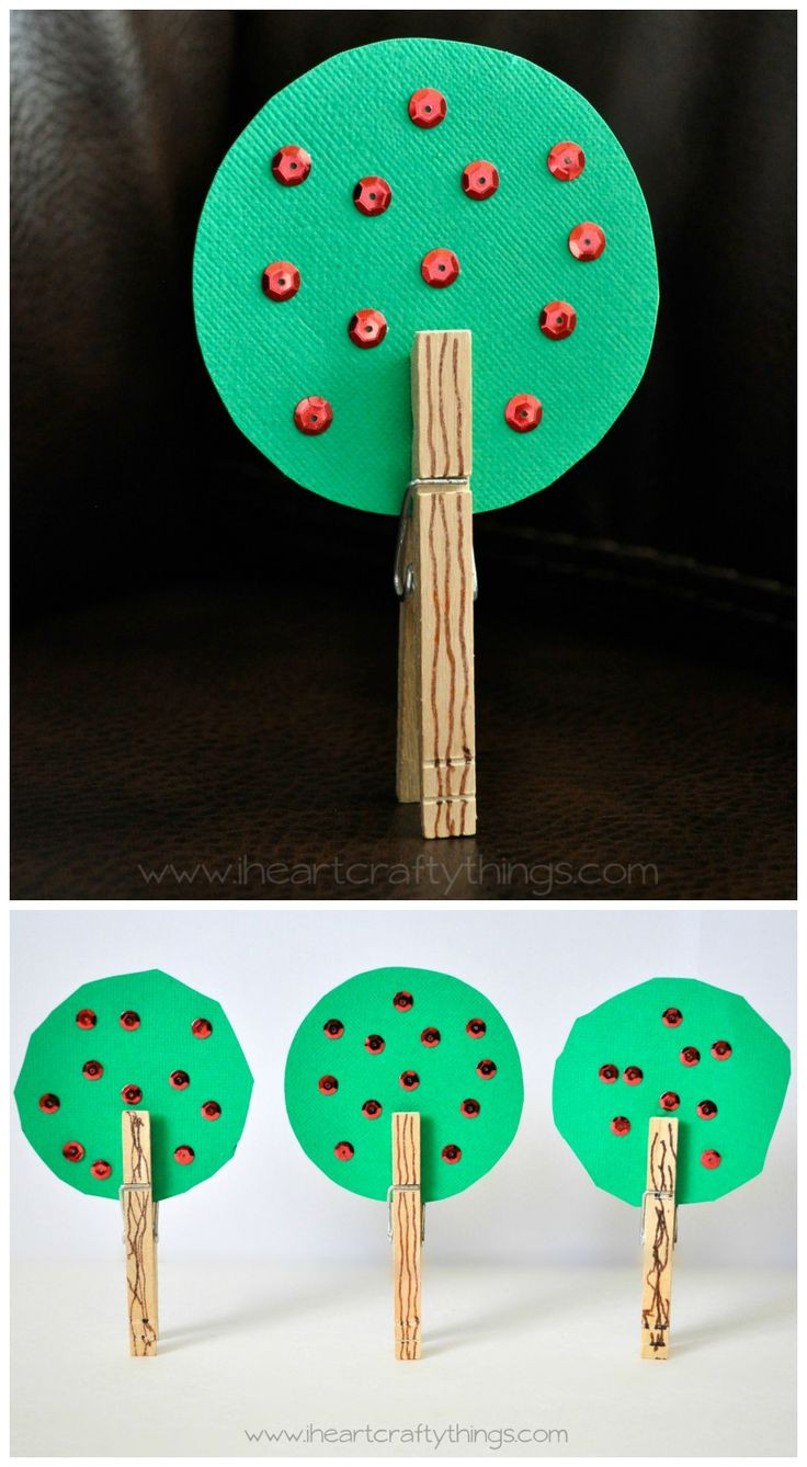 Preschool Art And Crafts
 Apple Tree Craft for Preschoolers