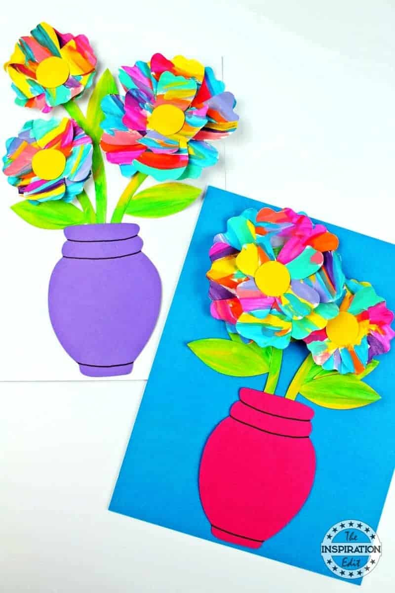 Preschool Arts And Crafts
 Painted Flower Art And Craft For Preschool · The