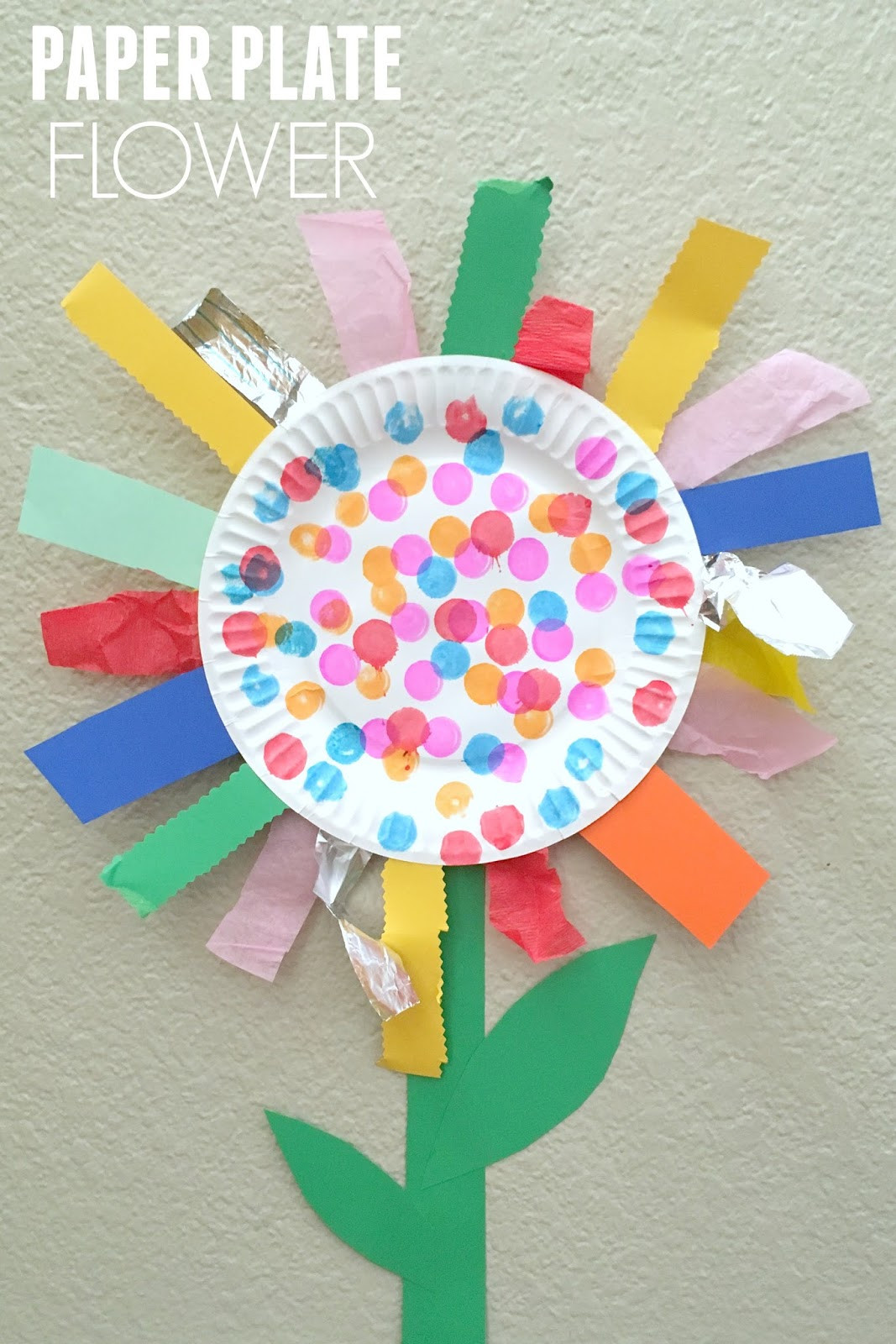 Preschool Arts And Crafts
 Toddler Approved Paper Plate Flower Fine Motor Craft