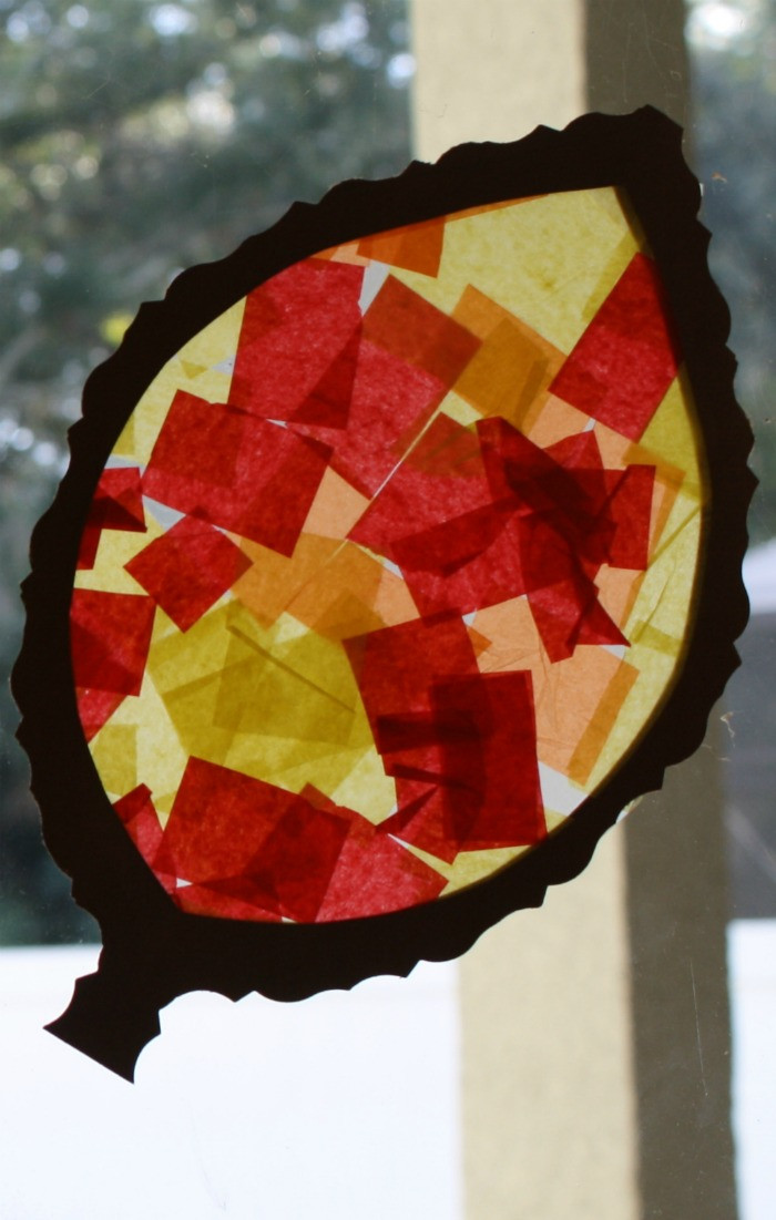 Preschool Arts Crafts
 Fall Craft for Toddlers and Preschoolers Leaf Sun Catcher
