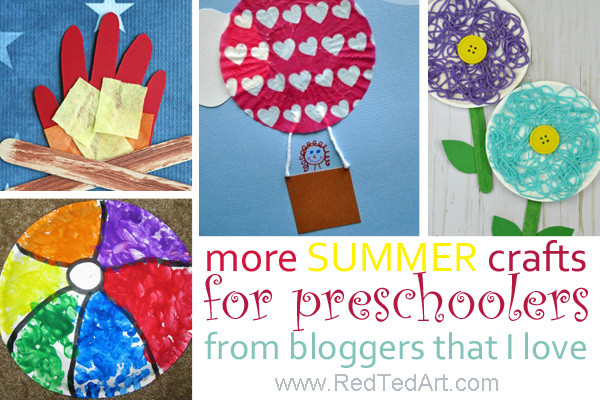 Preschool Arts Crafts
 More Summer Crafts For Preschoolers From Bloggers That I