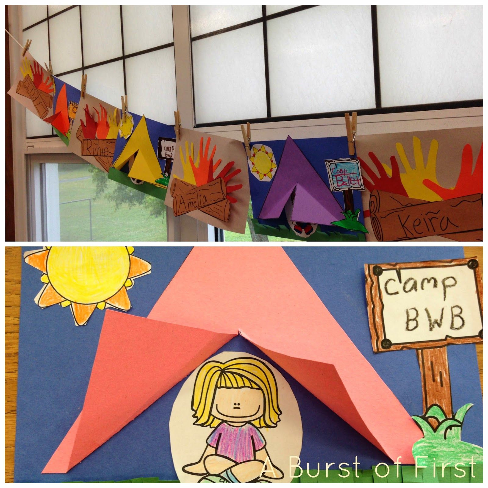 Preschool Camping Art Projects
 A Camping We Will Go