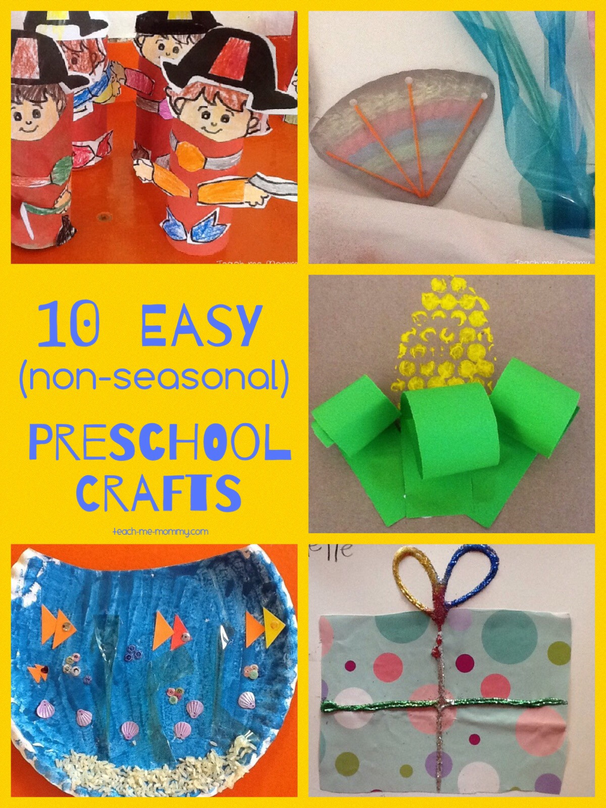 Preschool Craft Project
 Easy Crafts for Preschoolers Teach Me Mommy