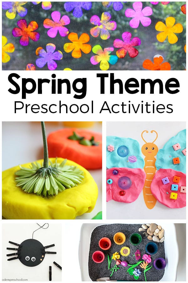 Preschool Spring Art Activities
 Spring Theme Activities for Preschool