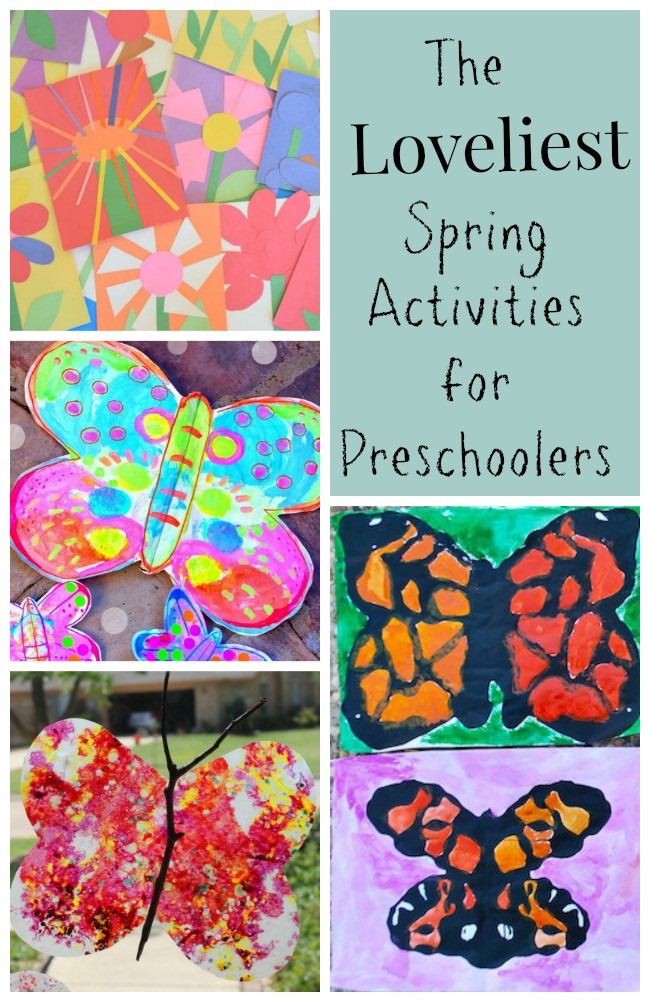 Preschool Spring Art Activities
 The Loveliest Spring Activities for Preschoolers How