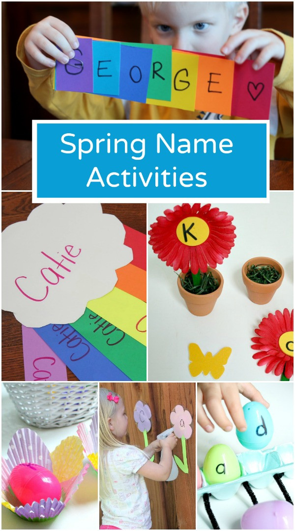 Preschool Spring Art Activities
 Spring Name Activities Fantastic Fun & Learning