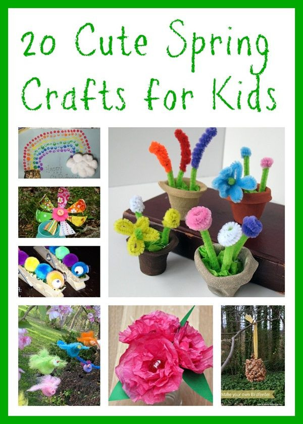 Preschool Spring Crafts Ideas
 Cute Spring Craft Ideas For Kids