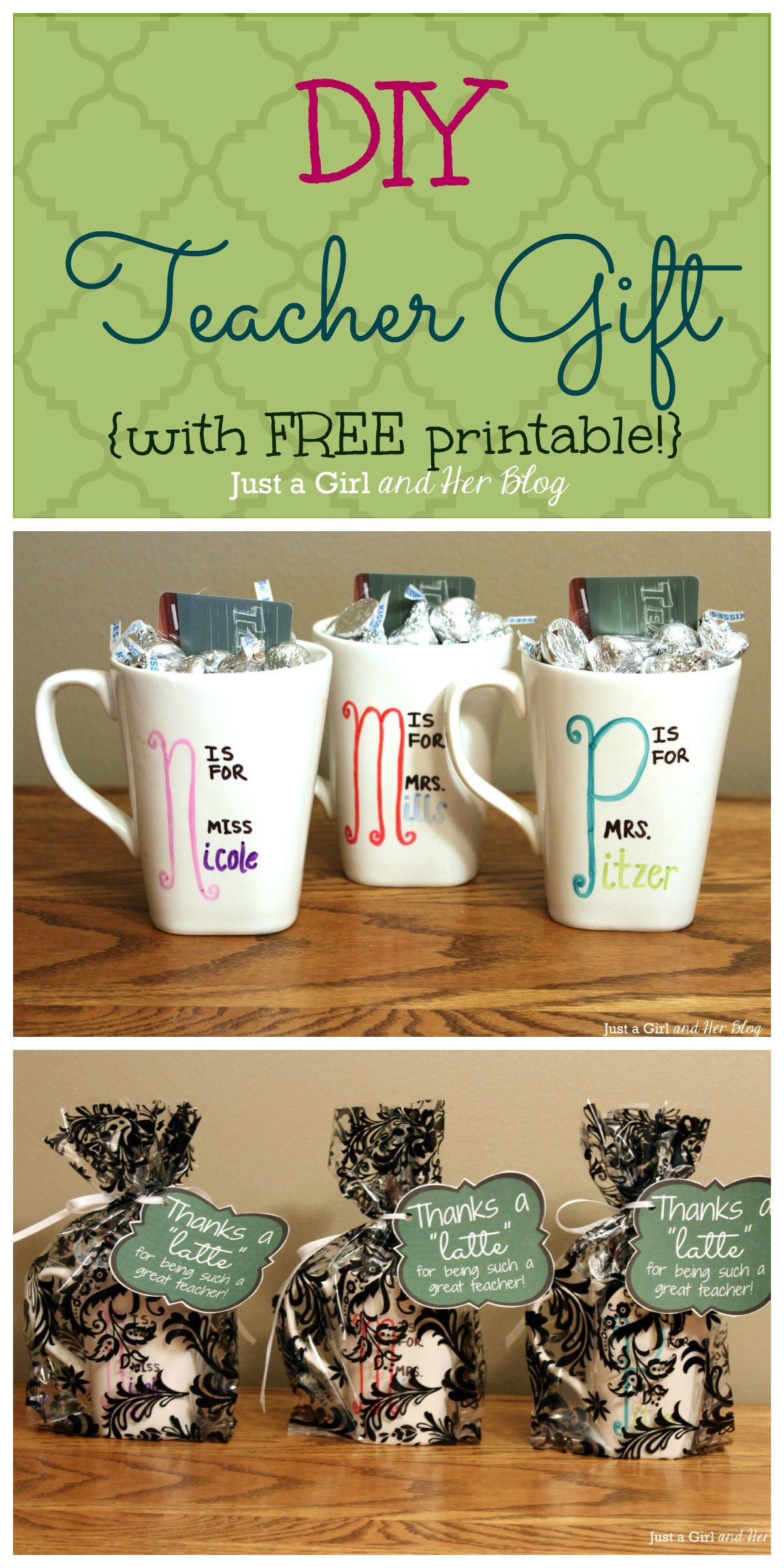 Preschool Teacher Holiday Gift Ideas
 Last Minute Mama DIY Teacher Gift with FREE Printable