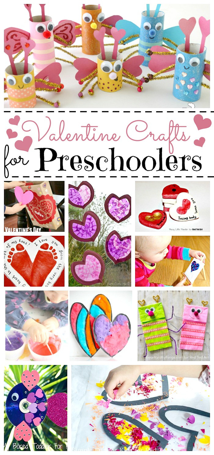 Preschool Valentine Craft Ideas
 Valentine Crafts for Preschoolers Red Ted Art Make