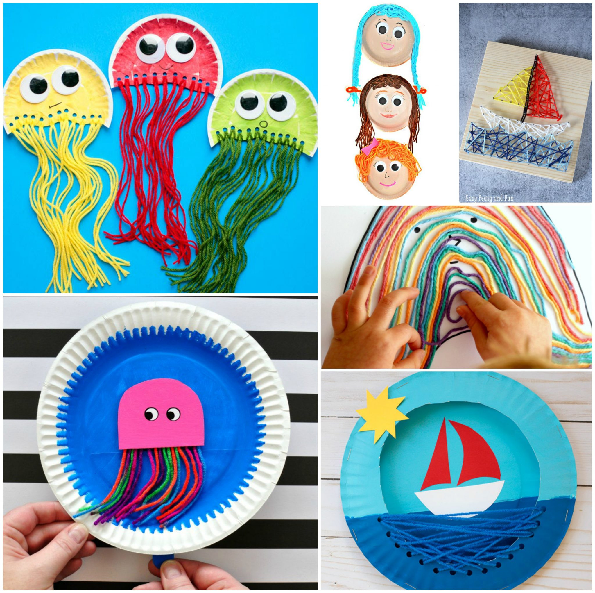 Preschoolers Arts And Crafts Ideas
 40 Fun Fantastic Yarn Crafts – The Pinterested Parent