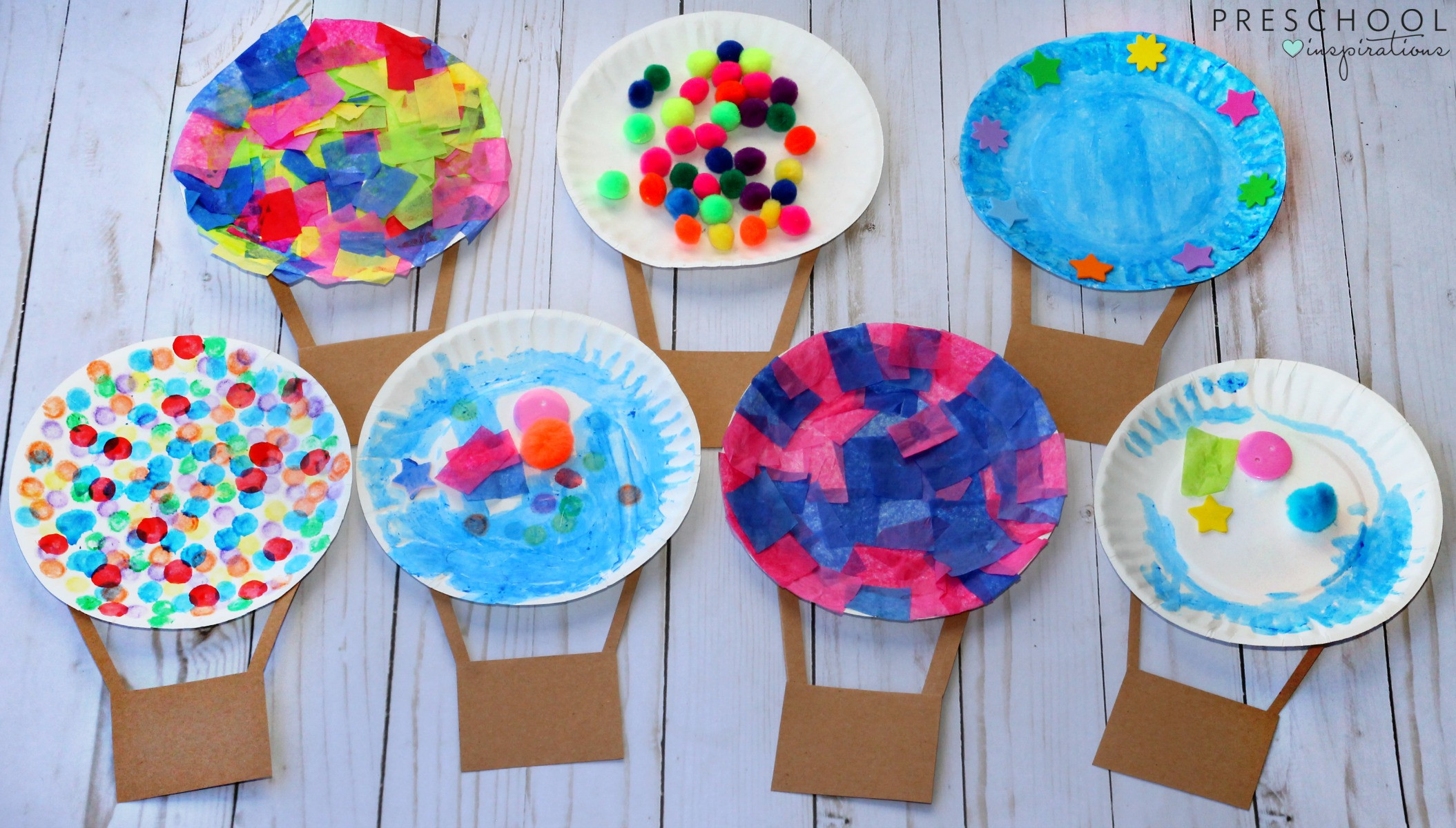 Preschoolers Arts And Crafts Ideas
 Hot Air Balloon Art Activity Preschool Inspirations