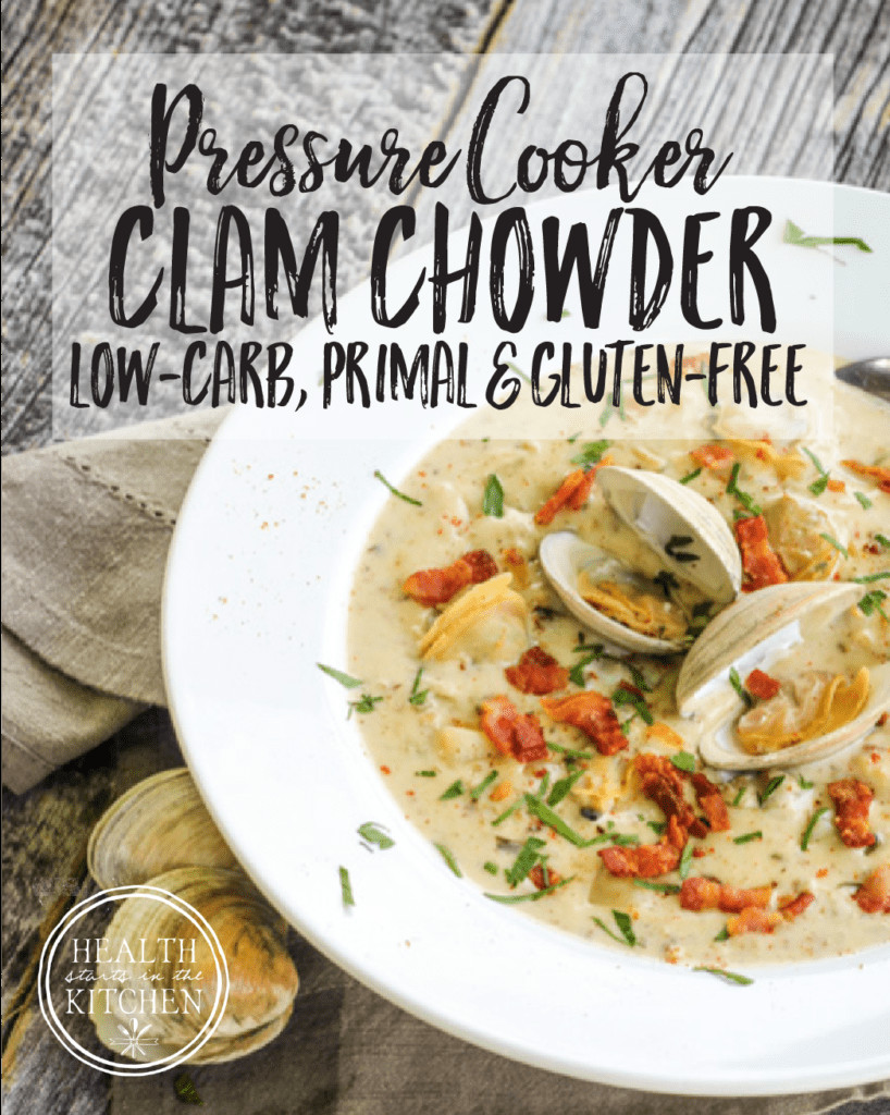 Pressure Cooker Clam Chowder
 5 Minute Pressure Cooker Clam Chowder Low Carb Keto