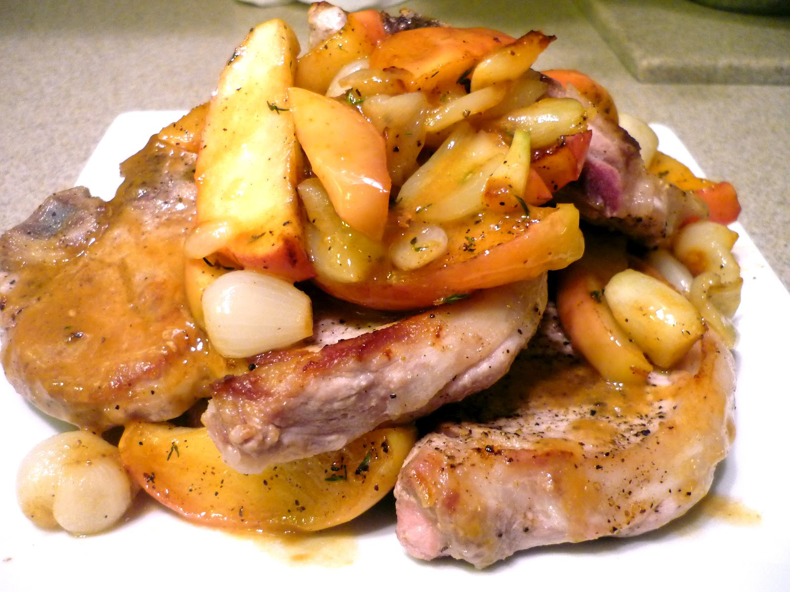 Pressure Cooker Pork Loin Chops
 The No Pressure Cooker Pork Chops with Roasted Apples and