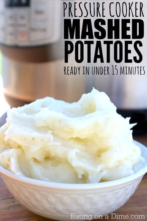 Pressure Cooker Xl Mashed Potatoes
 Pressure cooker Mashed Potatoes Recipe