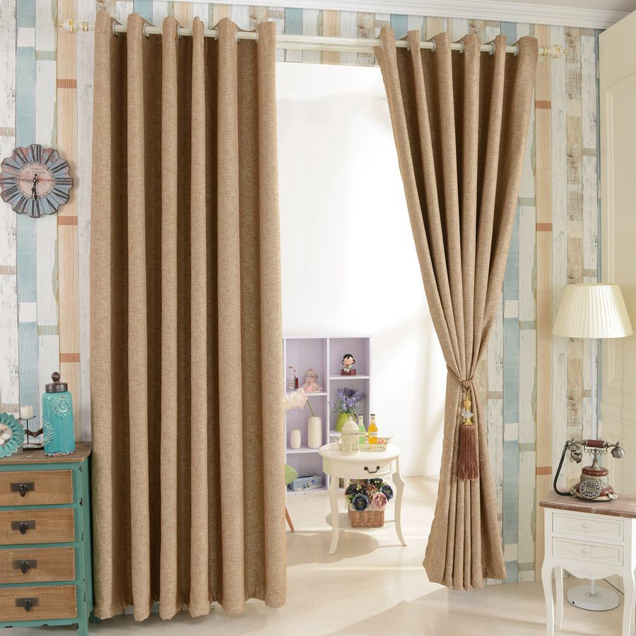 Pretty Curtains For Living Room
 House design beautiful full blind window drapes blackout
