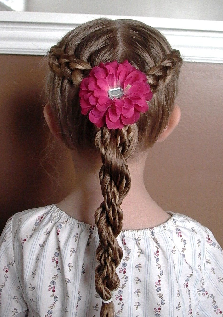 Pretty Little Girl Braided Hairstyles
 Little Girl’s Hairstyles – How to do a Dutch Braid with