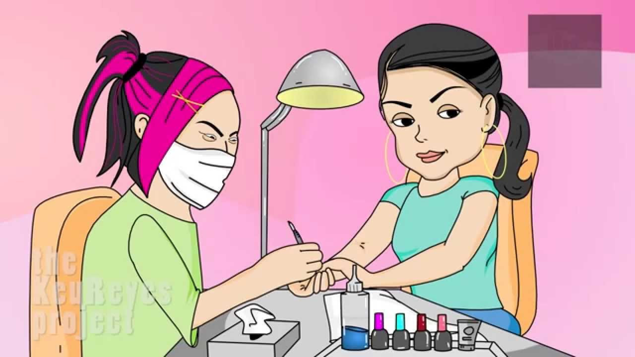 Pretty Nails Comedy
 Anjelah Johnson Nail Salon Animated Cartoon