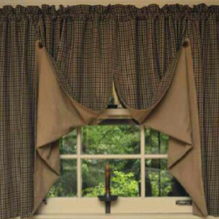 Primitive Curtains For Living Room
 58 best colonial curtains images on Pinterest