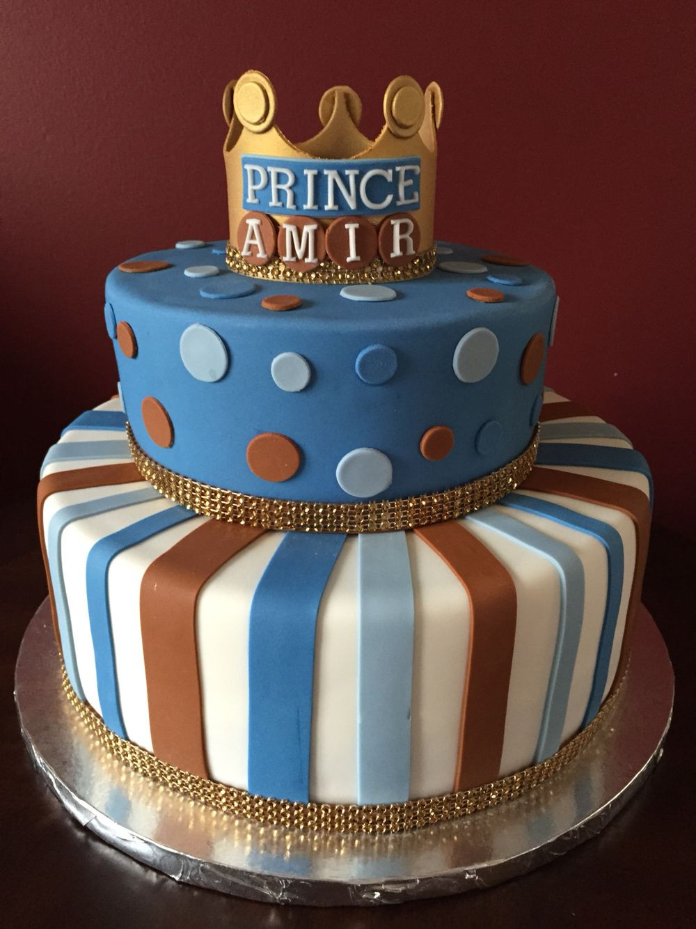 Prince Birthday Cake
 Prince Crown Birthday Cake Birthday Cakes