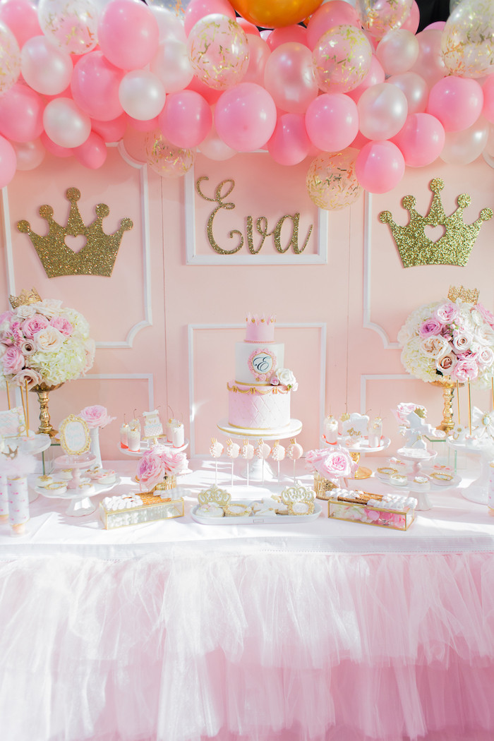 Princess Birthday Party Decoration Ideas
 Kara s Party Ideas Magical Princess Birthday Party