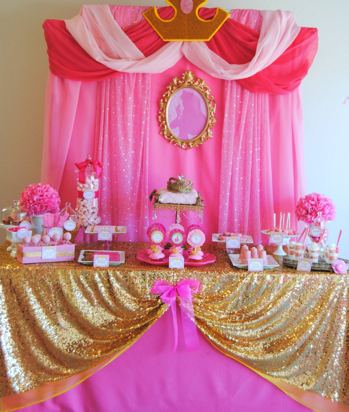 Princess Birthday Party Decoration Ideas
 SLEEPING BEAUTY Party PRINCESS Party Princess Birthday