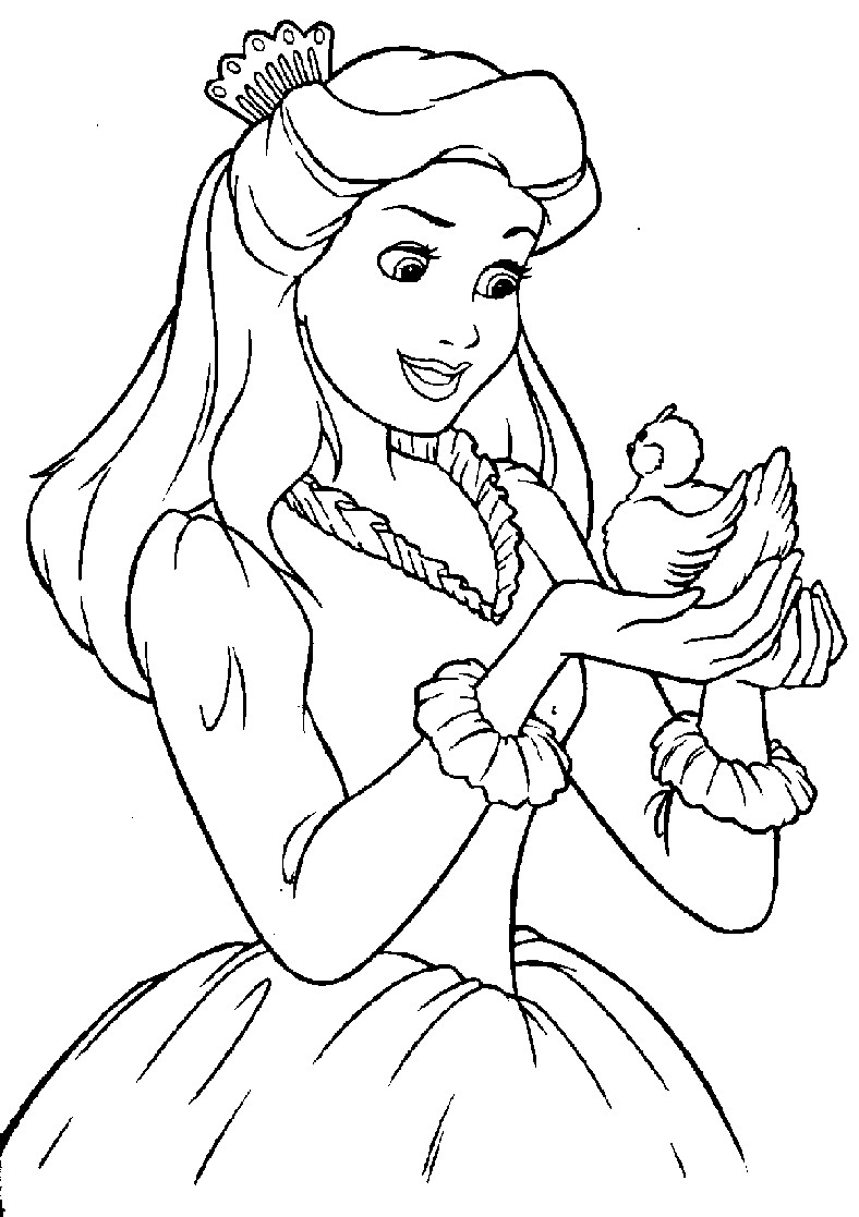 Princess Coloring Pages For Girls
 princess coloring