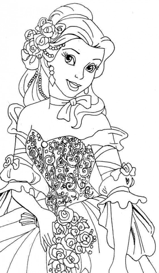 Princess Coloring Pages For Girls
 Princess Pages For Girls Coloring Pages