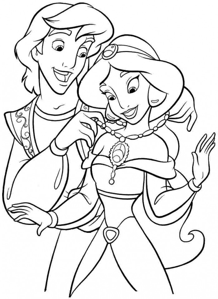 Princess Coloring Pages For Girls
 Get This Princess Jasmine Printable Coloring Pages for