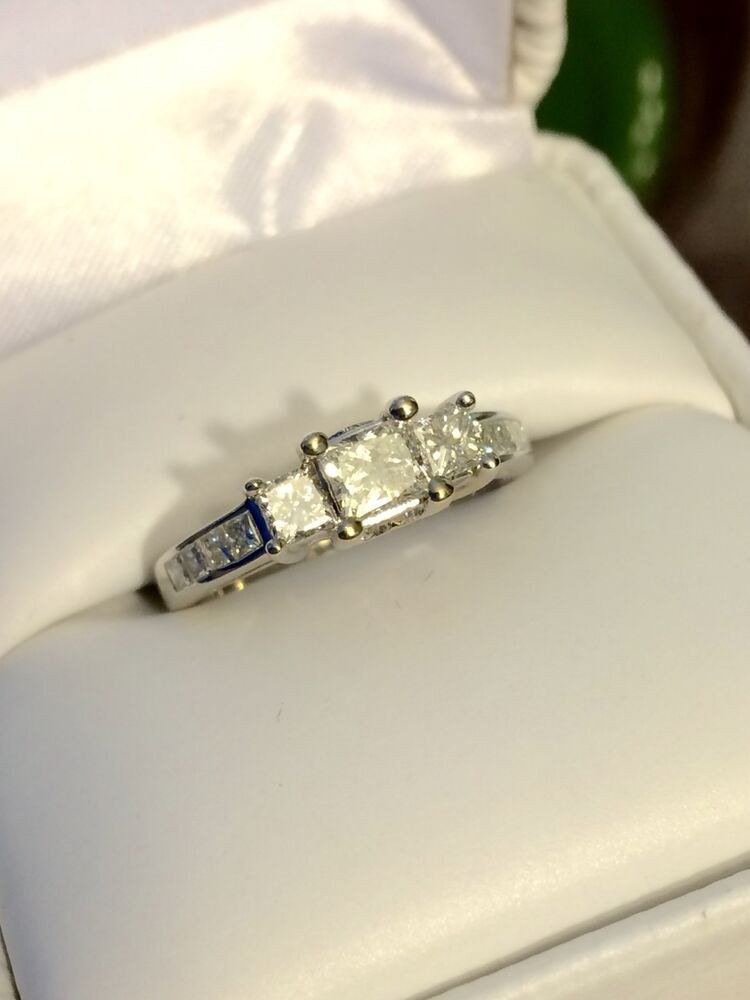 Princess Cut Engagement Rings Zales
 ZALES 14K White Gold Princess Cut Diamond Engagement Ring