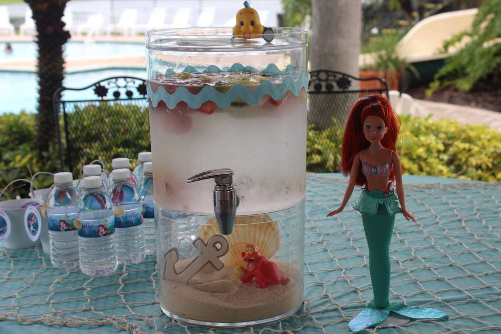 Princess Pool Party Ideas
 Disney Princess Ariel Birthday Party Ideas