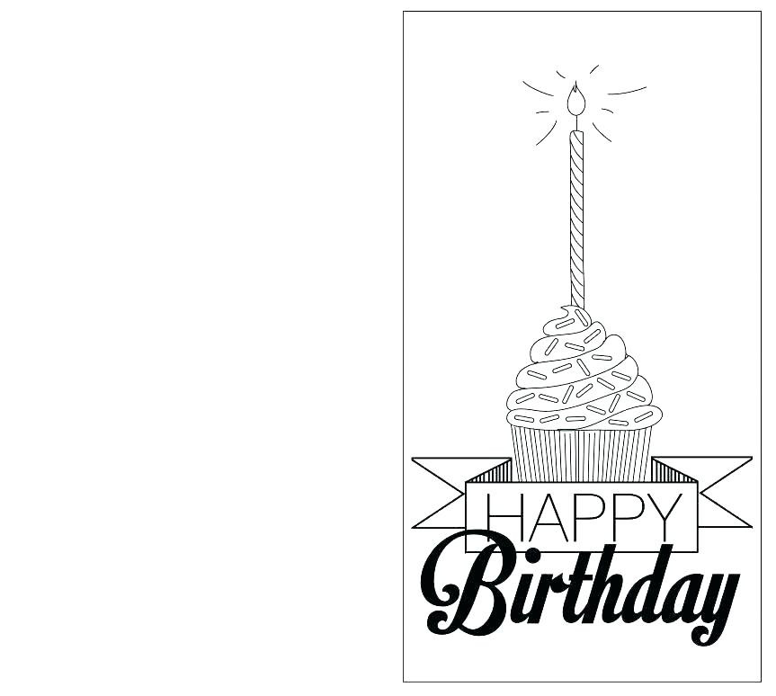 Printable Coloring Birthday Cards
 50 Gorgeous Coloring Birthday Cards