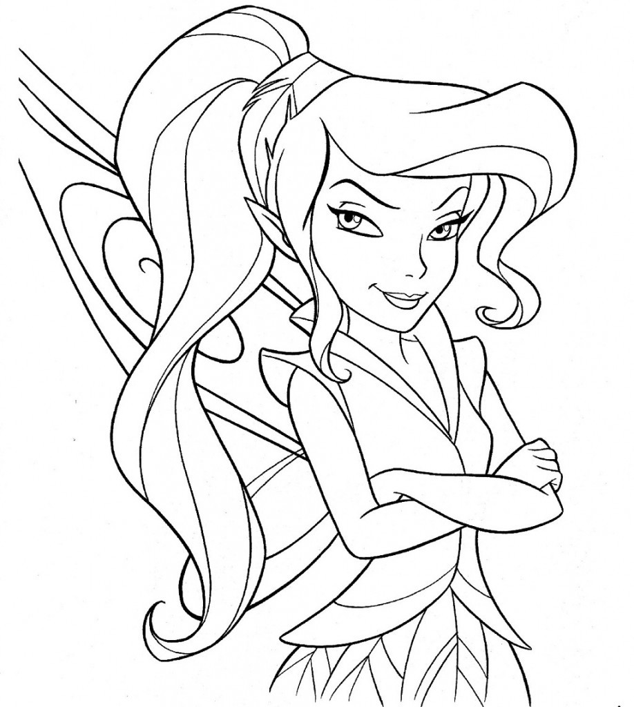Printable Coloring For Kids
 Fairy Coloring Pages To Print