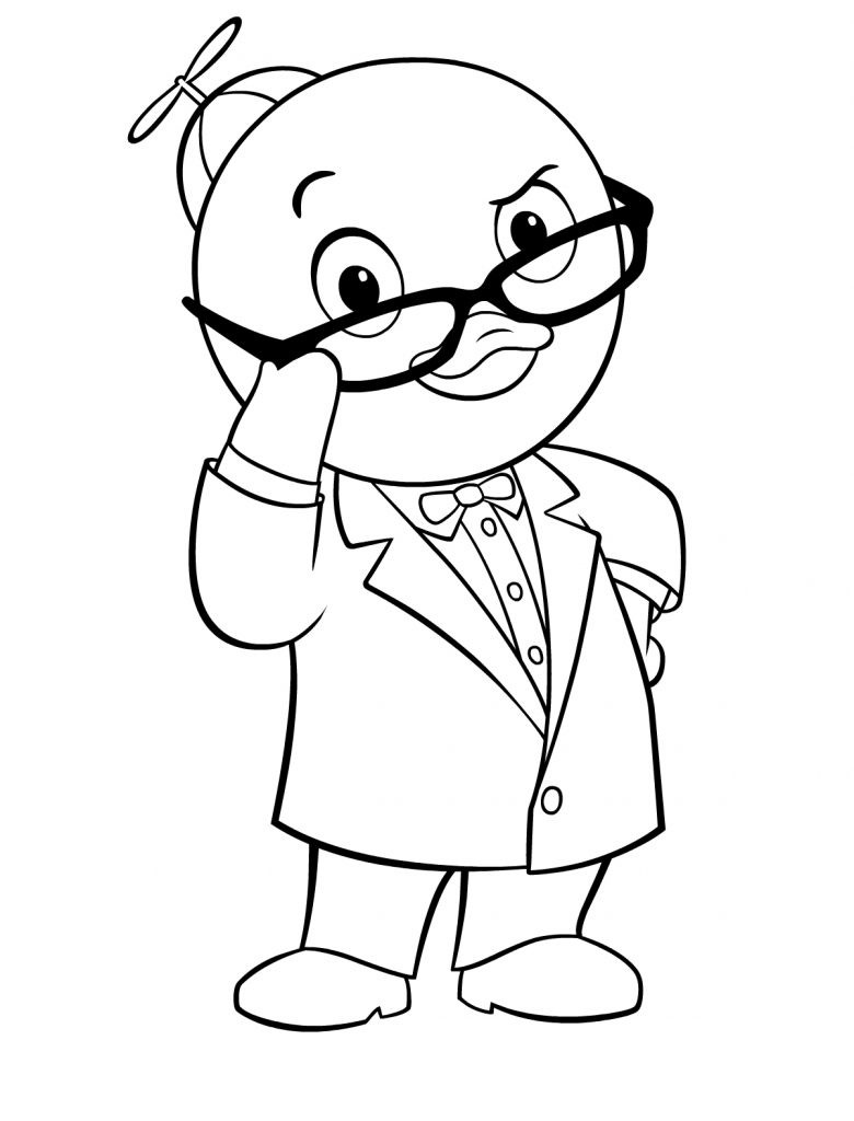 Printable Coloring For Kids
 Free Printable Backyardigans Coloring Pages For Kids