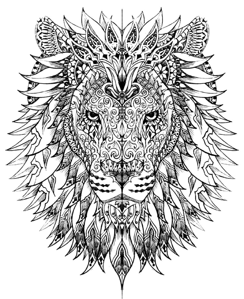 Printable Coloring Pages For Adults
 Animals Free Coloring Pages For Adults
