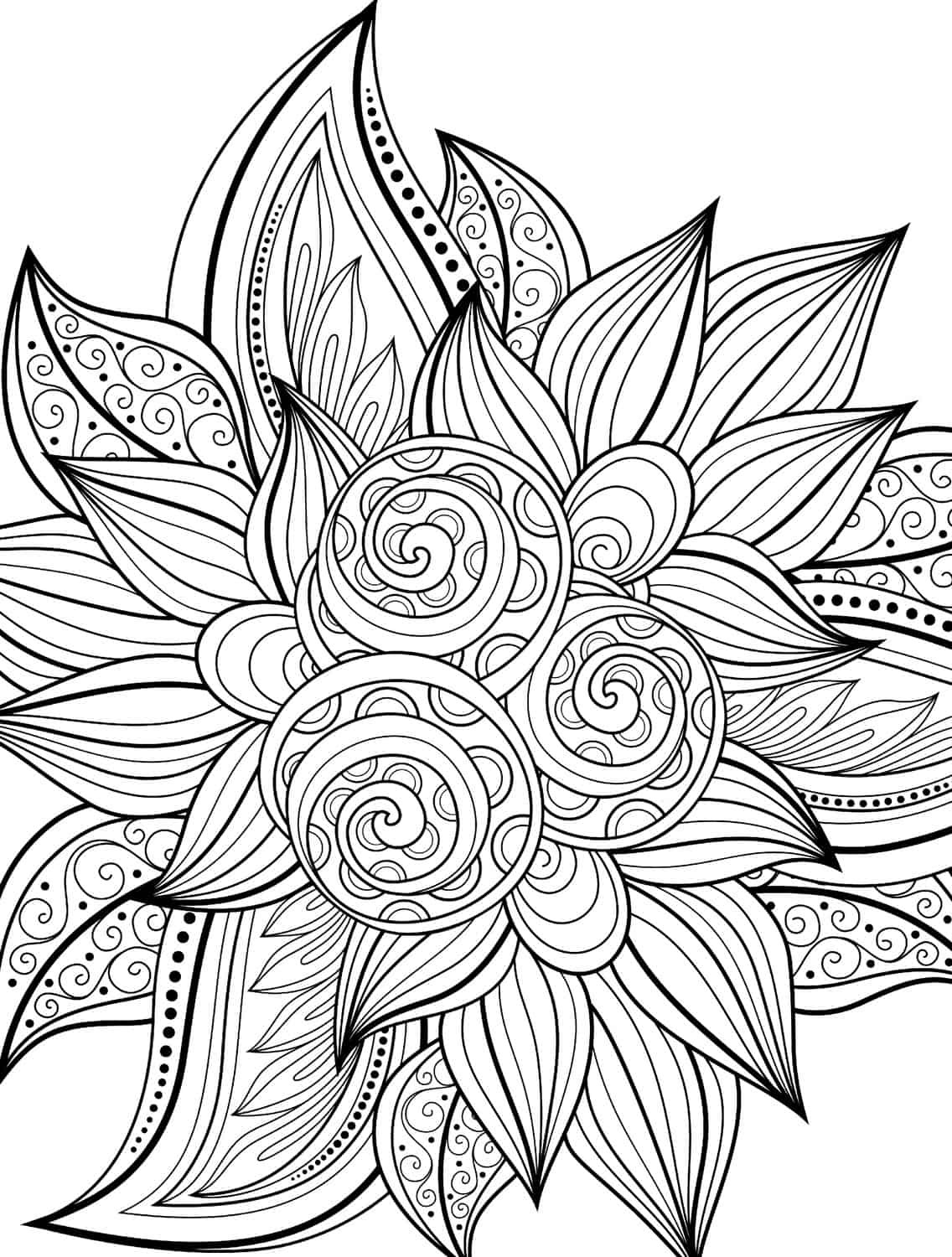 Printable Coloring Pages For Adults
 10 Free Printable Holiday Adult Coloring Pages