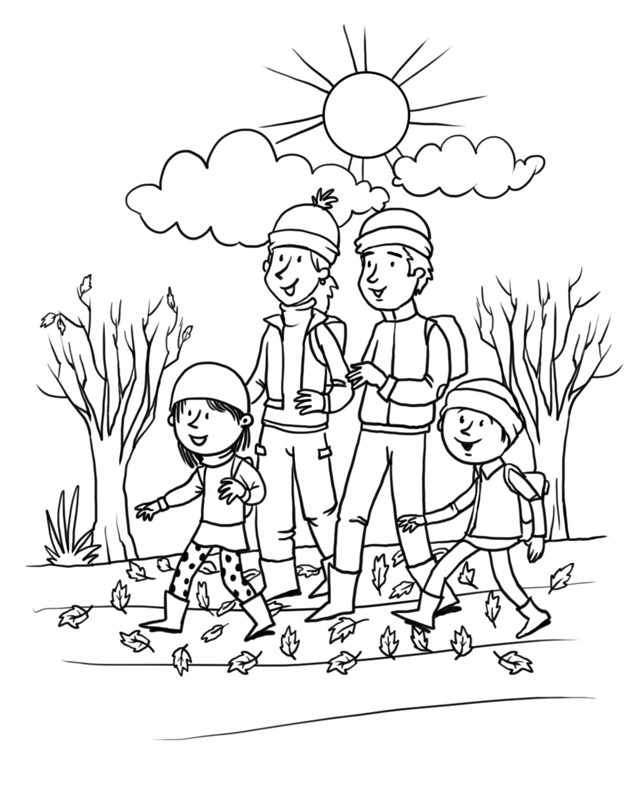 Printable Fall Coloring Pages
 Fall Coloring Pages