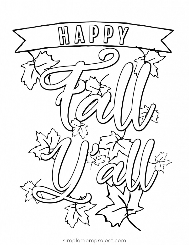 Printable Fall Coloring Pages
 15 Fun Fall and Thanksgiving Printable Activities for