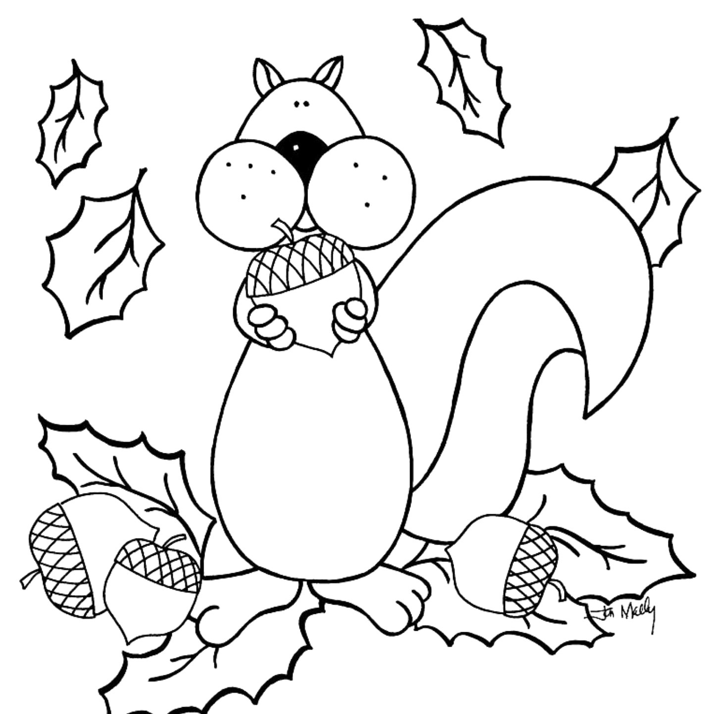 Printable Fall Coloring Pages
 Free Printable Fall Coloring Pages for Kids Best