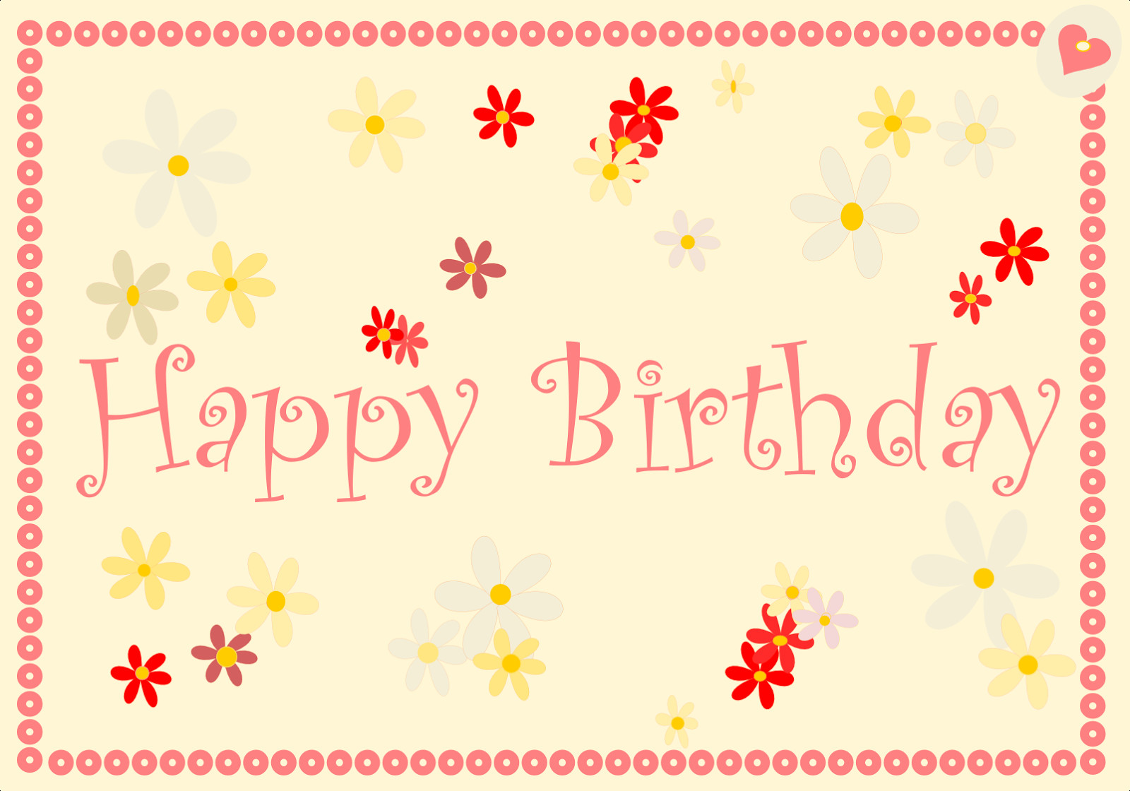 Printable Happy Birthday Card
 free printable Happy Birthday Cards – ausdruckbare