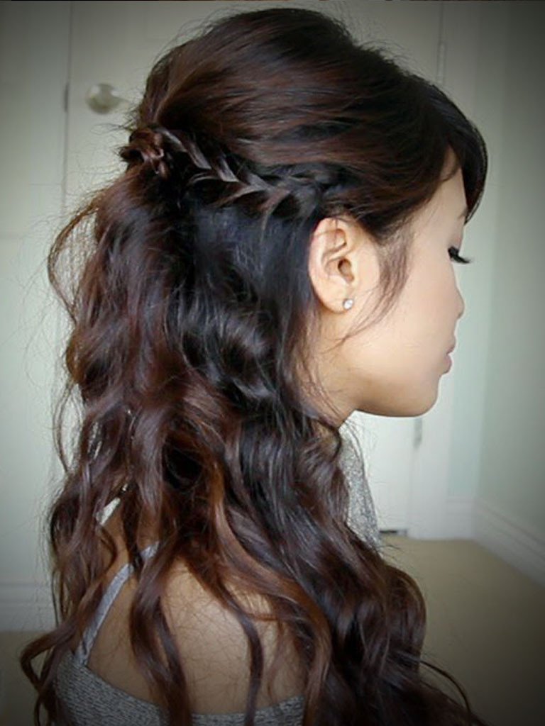 Prom Hairstyles For Short Hair Half Up Half Down
 Half Up And Down Hairstyles For Prom