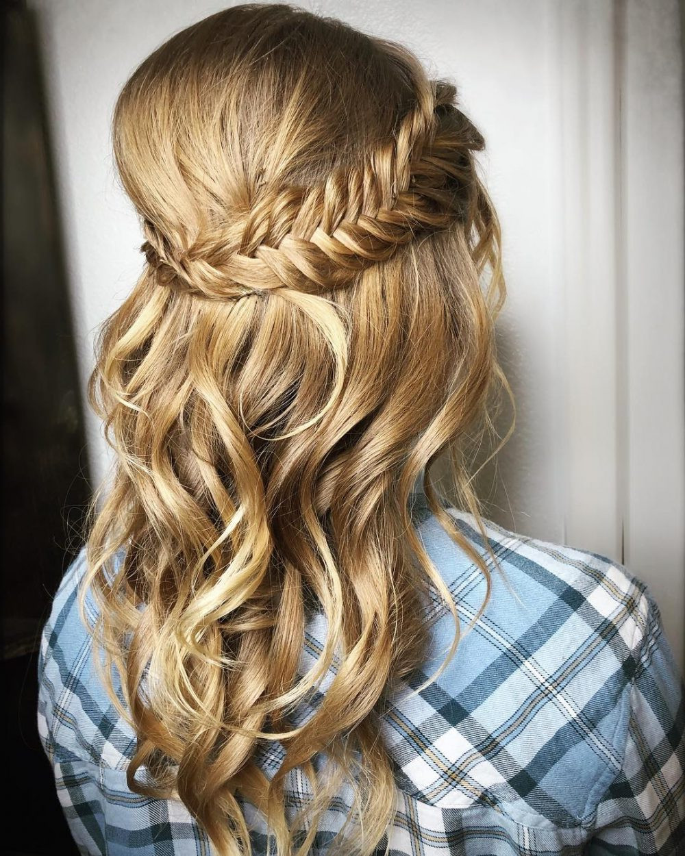 Prom Hairstyles With Headband
 2019 Latest Half Prom Updos With Bangs And Braided Headband