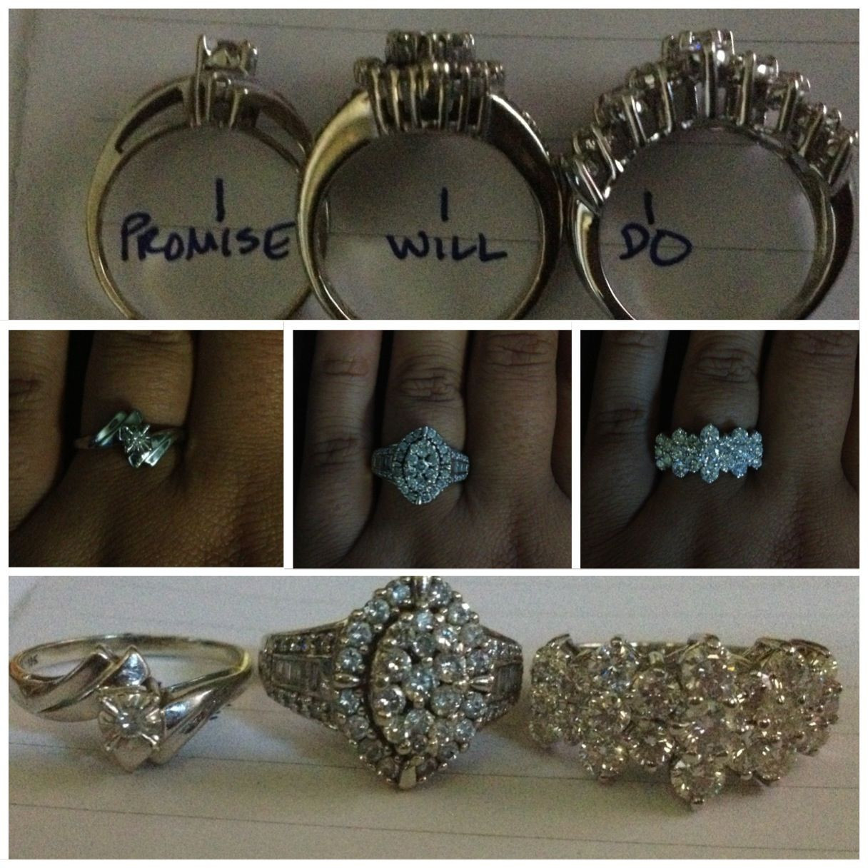Promise Ring Engagement Ring Wedding Ring
 Promise ring Engagement ring Wedding ring
