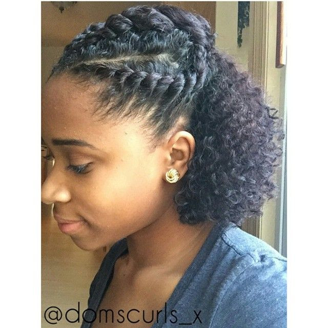 Protective Hairstyles For Natural Black Hair
 183 best Medium Natural Hairstyles images on Pinterest