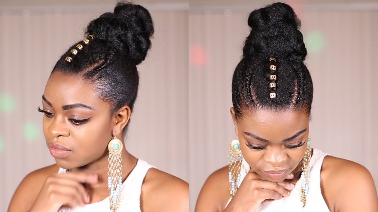 Protective Natural Hairstyles
 Quick Natural Hair Updo Protective Style