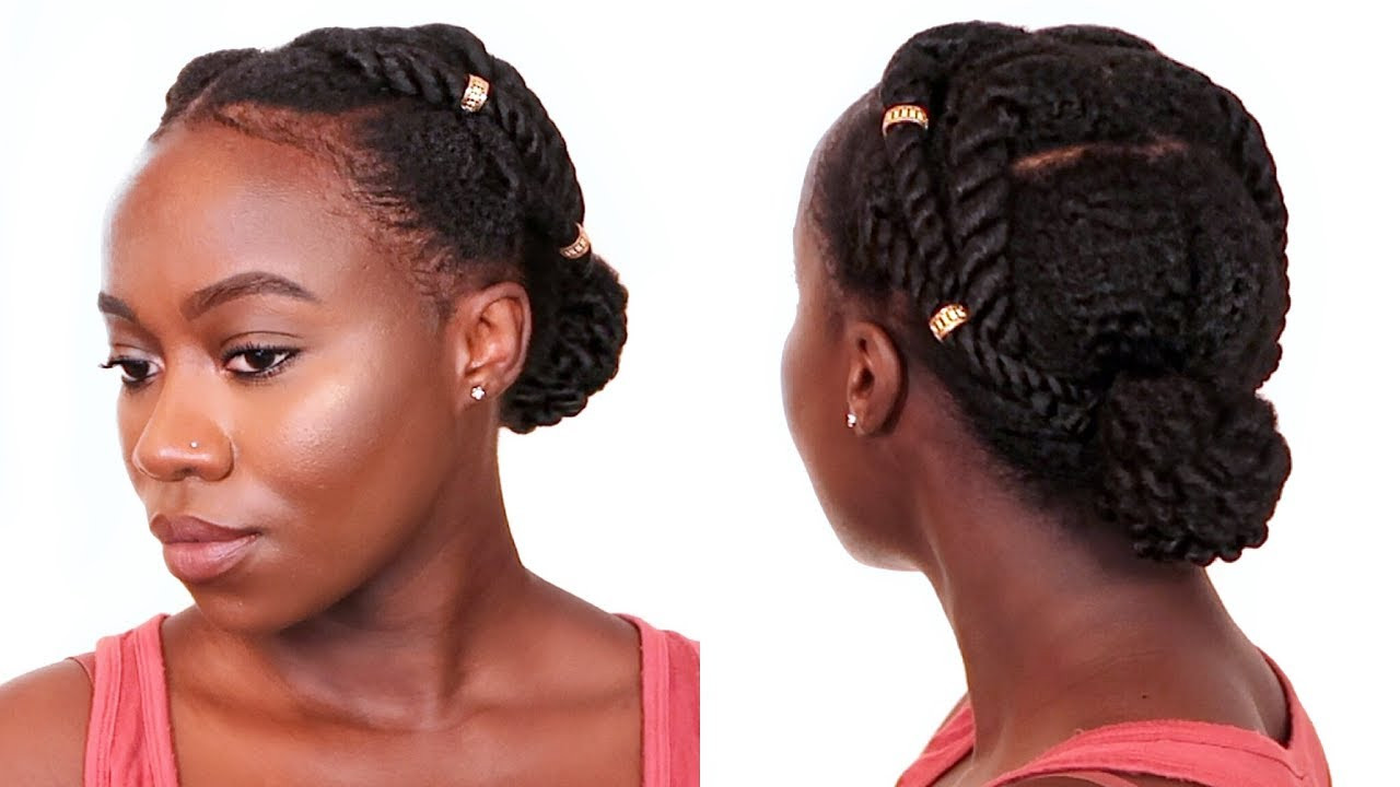 Protective Natural Hairstyles
 EASY GO TO PROTECTIVE STYLE ON 4C HAIR