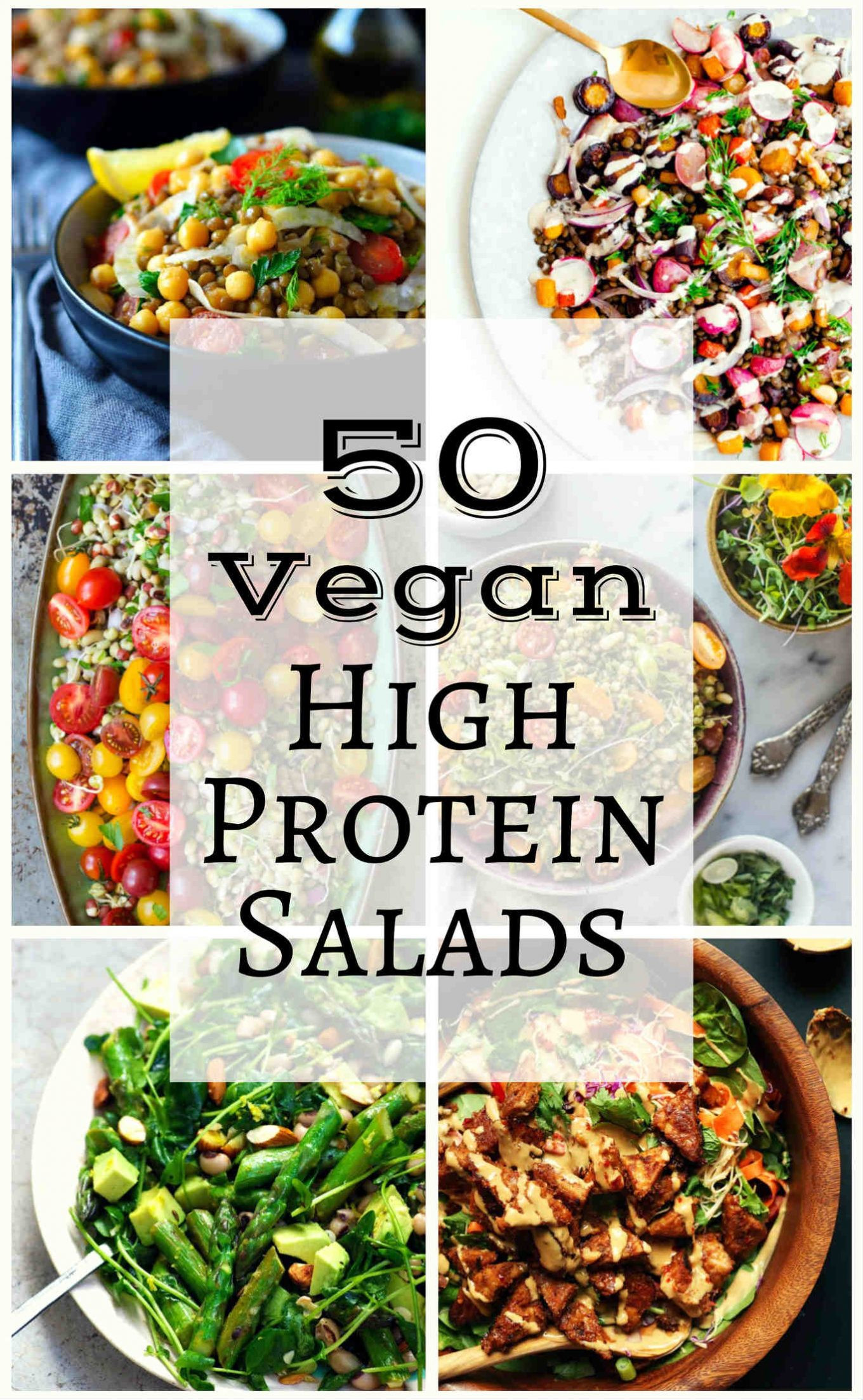 Protein Options For Vegetarian
 50 Vegan High Protein Salads