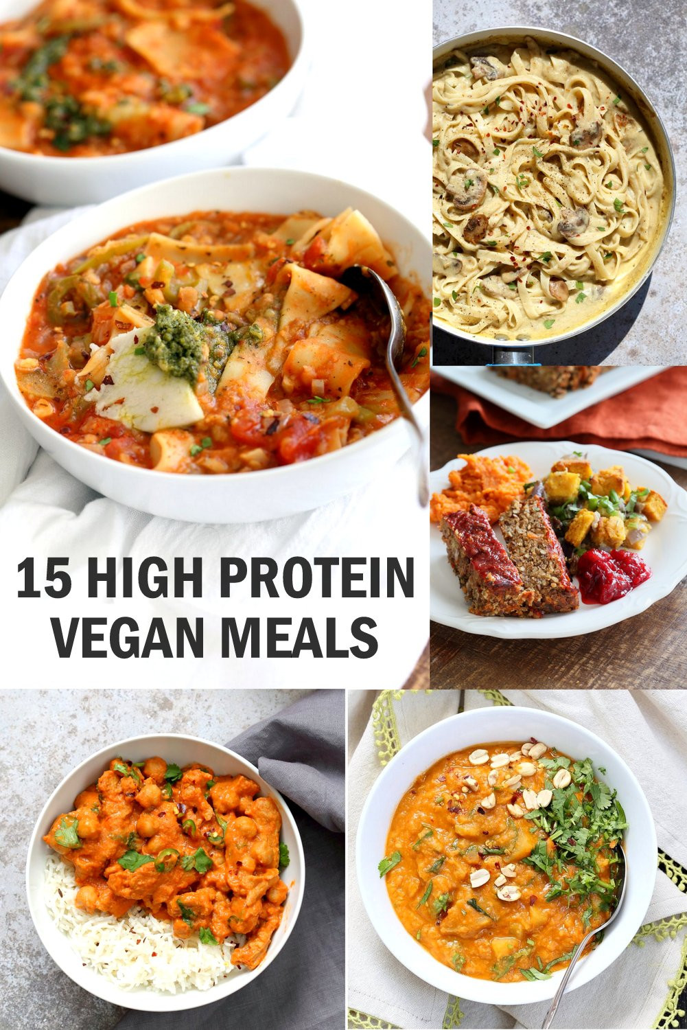 Protein Options For Vegetarian
 15 High Protein Vegan Meals Vegan Richa