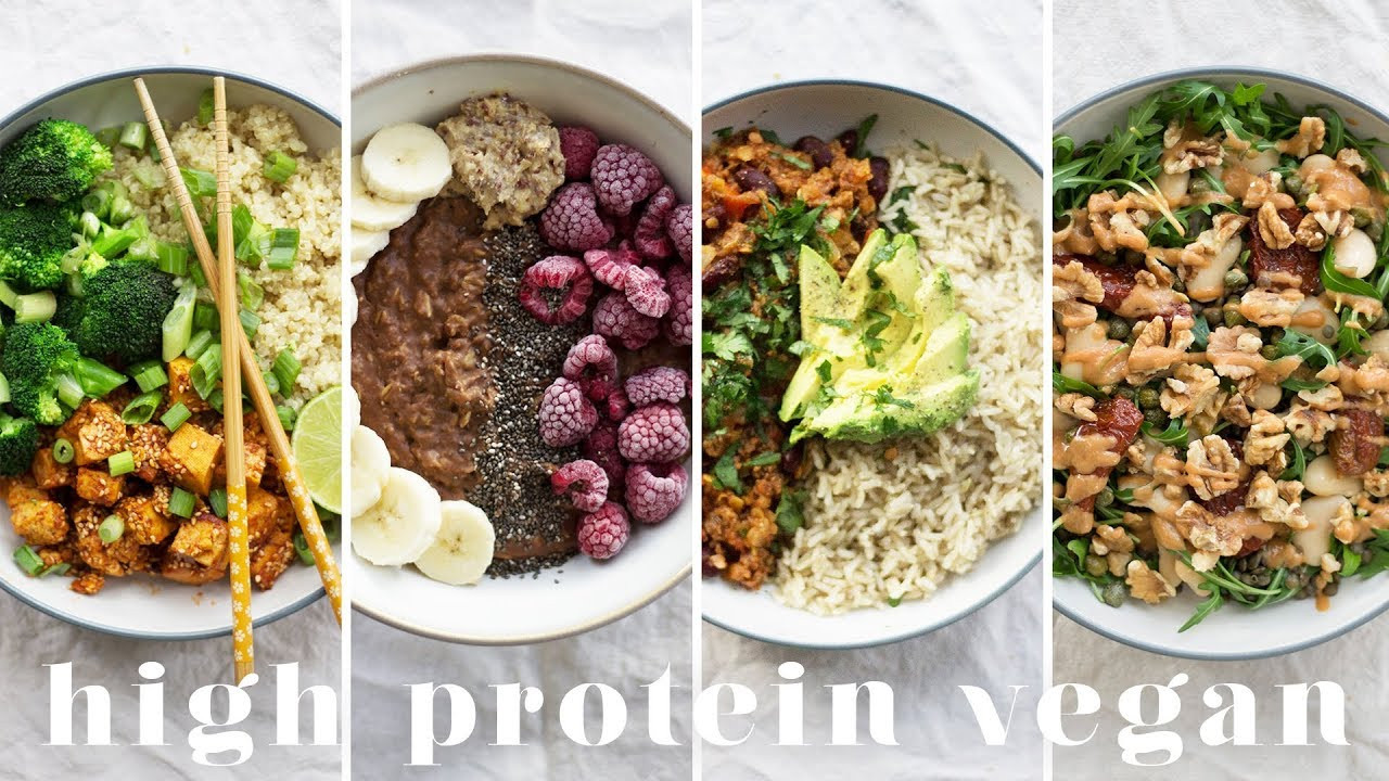 Protein Options For Vegetarian
 HIGH PROTEIN VEGAN MEALS