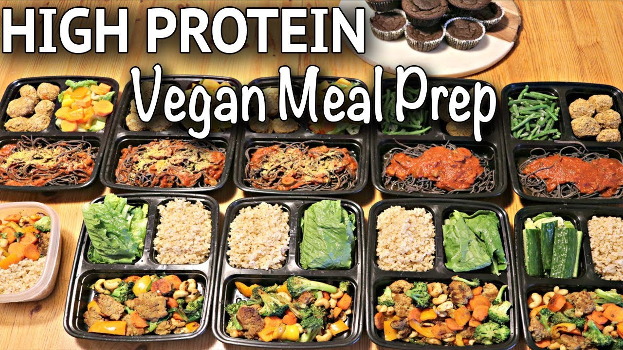 Protein Options For Vegetarian
 VEGAN MEAL PREP FOR THE WEEK HIGH PROTEIN gluten free