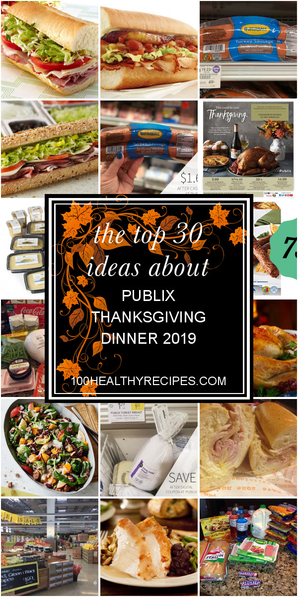 Publix Easter Dinner
 The top 30 Ideas About Publix Thanksgiving Dinner 2019